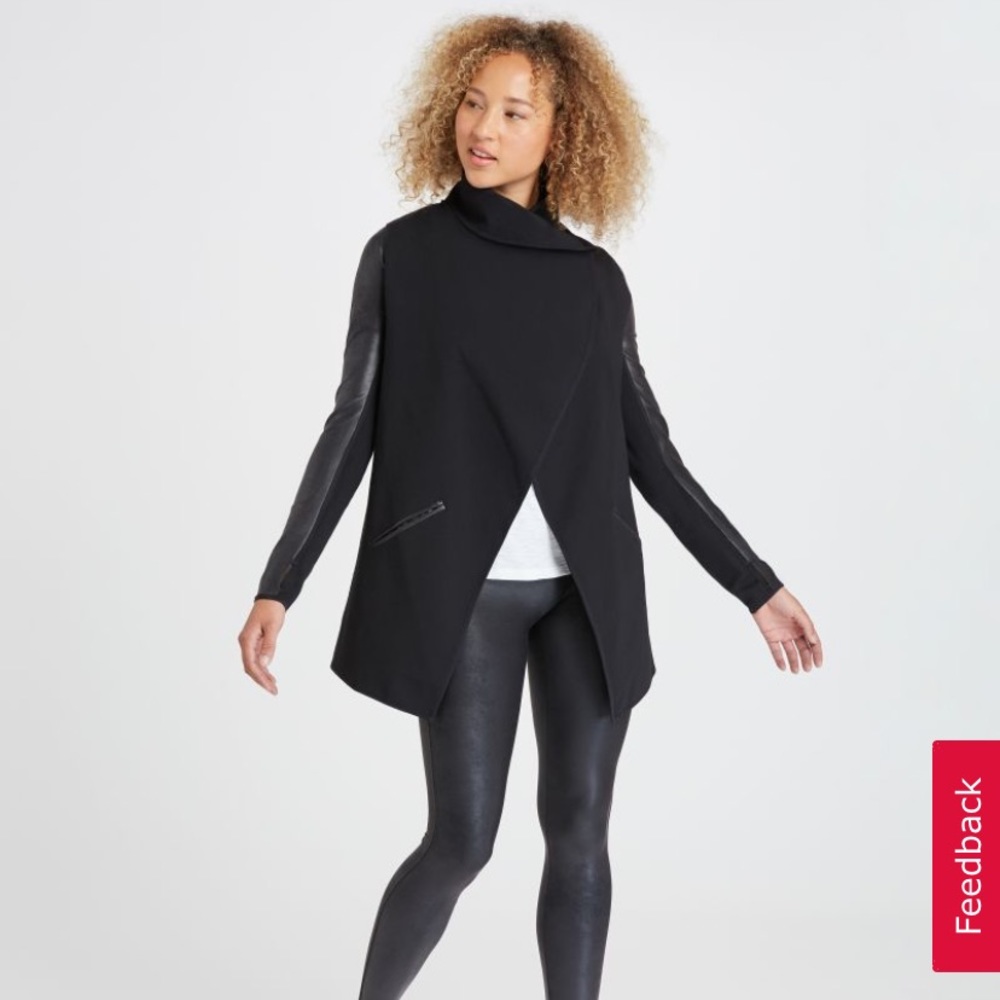 NWOT Spanx Drape Front Jacket